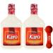 Karo Light Corn Syrup with Real Vanilla 32 Ounce Bottle (Pack of 2) Includes Karo Measuring Spoon
