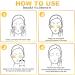 URAQT Under Eye Treatment Masks - 10 Pairs Natural Eye Gel Patches for Wrinkles, Eye Bags, and Dark Circles - Buy Online on SooperMarket.com