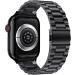 EPULY Compatible with Apple Watch Band 49mm 45mm 44mm 42mm 41mm 40mm 38mm Business Stainless Steel Metal Wristband for iWatch SE & Series Ultra se 8/7/6/5/4/3/2/1 A-Black 45mm 44mm 42mm 49mm - Buy Online on SooperMarket.com