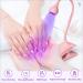 AORAEM Portable LED Nail Lamp - Professional Gel Polish Light for DIY Nail Art - Pink - Buy Online on SooperMarket.com