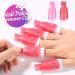 Gel Nail Polish Removal Kit: 20 Plastic Nail Clips, 550 Cotton Pads, 120ml Dispenser Bottle, 7 Nail File Grits, 2 Nail Brushes, 2 Cuticle Pushers - Buy Online on SooperMarket.com