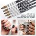 Shine Chance Size 10 Acrylic Nail Art Brush - 100% Pure Kolinsky Hair, Oval Shape, Professional Manicure Tool for DIY Home Salon - Buy Online on SooperMarket.com