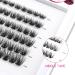 Self Adhesive Lash Extension Kit - DIY Eyelash Clusters 72 Wispy Individual Lashes No Glue Needed (10-16mm) - Z4-D & Z3 Mix - Buy Online on SooperMarket.com
