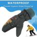 XIAOHAWANG Kids Ski Gloves - Waterproof Dinosaur Mittens for Boys & Girls 2-8 Years - Blackish Green - Buy Online on SooperMarket.com