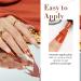 Modelones Gel Nail Polish Set - 6 PCS Neutral Nude & Brown Fall Colors 2024 | Gold Glitter Soak OFF Nail Gel Kit | Perfect Halloween Gift & DIY Manicure - Buy Online on SooperMarket.com
