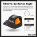 Holosun HS407C-X2 Classic Open Reflex Red Dot Sight 2 MOA - Black - Buy Online on SooperMarket.com