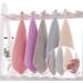 Onlup Hanging Hand Towels Set - Super Absorbent Small Towels for Kitchen & Bathroom - Set of 5 (Beige, Pink, Purple, Gray, Blue) - Buy Online on SooperMarket.com