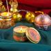 Sentorini Fragrance Candles Christmas Gift Set - 4 Soy Wax Aromatherapy Candles for Women | Perfect for Weddings Parties Father's Day Mother's Day & Valentine's Day - Scents: Sherry Brandy Apple Cinnamon Winter Cedar Gingerbread - Buy Online on SooperMarket.com