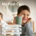 Soft Blush 6 Oz My First Cup | 100% Food-Grade Silicone | Easy Grip Handles | Non-Slip & Soft | Dishwasher Friendly - Buy Online on SooperMarket.com