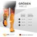 Diasports Runstars Compression Socks for Sports & Running - Premium Orange Compression Socks for Marathon & Triathlon - Unisex L - Buy Online on SooperMarket.com