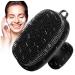 Soft Silicone Face Scrubber 2.6x2.6" Manual Face Scrubber Exfoliator Waterproof Facial Cleansing Brush Non Slip Face Brush with Handle Face Scrubber