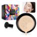 NUEDSFXO Mushroom Head Air Cushion CC Cream  Moisturizing Concealer BB Cream  Long Lasting Brighten Matte Makeup Base with Mushroom Applicator  Even Skin Tone for All Skin Types (Natural Color)