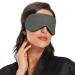 Haskirky Light Blocking Eye Mask - Adjustable Adult Men and Women Travel Yoga Meditation Office Deep Sleep - Plain Brown Grey - Buy Online on SooperMarket.com