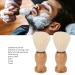 Men's Shaving Brush Set - 2pcs Mini Wooden Handle Soft Brushes for Professional Barber & Home Use - Buy Online on SooperMarket.com