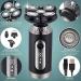 Buy 4 in 1 Electric Razor for Men | Waterproof Rechargeable Shaver & Beard Trimmer - Wet & Dry Use - Buy Online on SooperMarket.com