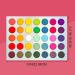 Jutoe 35-Color High Pigmented Eyeshadow Palette - Matte, Shimmer, Glitter | Long Lasting, Waterproof Eye Makeup (Style 2) - Buy Online on SooperMarket.com