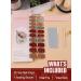 EBANKU Christmas Glitter Gel Nail Polish Strips - Long Lasting, Waterproof Full Wraps Stickers with Nail File & Wipes - UV/LED Lamp Required | SDTRK16 - Buy Online on SooperMarket.com
