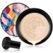Mushroom Head Air Cushion CC Cream Moisturizing Concealer CC Cream Foundation Long Lasting Brighten Makeup Base with Mushroom Applicator Even Skin Tone for All Skin Types (Ivory)