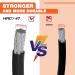 Valuemax 2m Safety Loop Cable - Plastic Coated Steel Cable for Bicycle Motorcycle & eBike | 12mm Thick Black - Secure Your Ride! - Buy Online on SooperMarket.com