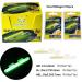 THKFISH Fishing Glow Sticks 100pcs (50bags) - Green Fluorescent Night Fishing Lights for Rod Tip, Floats, and Safety - Sizes M, L, XL - 2.7X3.2mm - Buy Online on SooperMarket.com