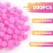 Caydo 200PCS Pink 1 Inch Pom Poms for Arts and Crafts- Mother's Day Gift Idea for Kids Creative Projects - Buy Online on SooperMarket.com