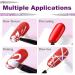 Famidiqgo Nail Stamper & Art Brushes Set - French Tip Clear Jelly Nail Art 3PCs Silicone Stamper Scraper & Pen for DIY Nail Design - Buy Online on SooperMarket.com