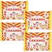 Caramel Wafer Bundle With Tunnocks Real Milk Chocolate Caramel Wafer Biscuits 4x30g Packs (4 Pack)