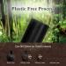 Fyy Garbage Bags - 100 Count | 5 Rolls of Black Waste Bags for Kitchen Bathroom Office | Durable 4 Gallon Size (45x50 cm) - Ideal for 3L 5L 8L 9L 10L Use - Buy Online on SooperMarket.com