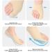 Buy Hallux Valgus Corrector - 2 Pairs Orthopedic Bunion Splint for Men & Women | Non-Slip Day/Night Support (L 40-45) - Buy Online on SooperMarket.com