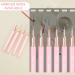 Shince Chance Nail Art Liner Brushes Set 6Pcs Gel Polish Fine Drawing Tools for Nail Art Pink Acrylic Stripping Painting Pens - Buy Online on SooperMarket.com