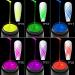 Glow in the Dark Spider Gel Nail Art - 6 Colors Luminous Drawing Gel for DIY Manicure | UV LED Soak Off Elastic Line Painting Gel with Brushes - Buy Online on SooperMarket.com