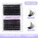 Premium 240 PCs Individual Eyelashes - D Curl Mix 12-16mm DIY Cluster Eyelash Extensions - 60p+80p Kits for At-Home Use - Buy Online on SooperMarket.com