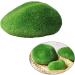 ODDIER 20-Piece Artificial Moss Rocks for Fairy Gardens and Floral Arrangements - Fake Moss Decor for Crafts and Pot Planters (2 Sizes) - Buy Online on SooperMarket.com