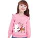 Girls Christmas Jumper Sweatshirt - Santa Claus Reindeer Top | Ages 1-7 Years - Buy Online on SooperMarket.com