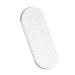 Visiblurry Heel File for Cracked Heels - Glass Callus Remover Dry Heels Skin Remover - Clear in-Shower Foot Scrubber Callus Remover Pedicure Foot File for Smoothing Feet Dead Skin