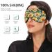 Haskirky Light Blocking Eye Mask for Deep Sleep | Breathable & Adjustable | Men and Women | Travel, Yoga, Meditation | Office Goodies | Spring Sunflowers - Buy Online on SooperMarket.com
