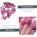 FOYTOKI 1 Glass Chip Nail Manicure DIY Accessories Nail Crushed Glass Epoxy Charms Manicure Charms DIY Charm Fillers Nail Art Accessories DIY Glass Fillers Nail Art Stone 0.5X0.3cm Rosy - Buy Online on SooperMarket.com