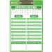PHYSIZZ Dry Erase Baseball Coaches Clipboard - Double-Sided Coach Lineup Marker Board for Baseball & Softball - Buy Online on SooperMarket.com