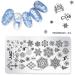 Christmas Nail Stickers & Stamping Plates | International Shipping - Nail Art Beauty Patterns - Buy Online on SooperMarket.com