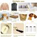 5 Pieces Reusable Gel Lint Roller - Portable Lint Brush for Clothes Sofas Pets & Bedding | Best Lint Remover for Travel - Buy Online on SooperMarket.com
