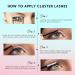 VAVALASH DIY Lash Extensions Kit - 280 Individual Cluster Lashes Lash Bond & Seal Applicator | Perfect for At-Home Eyelash Extensions - Buy Online on SooperMarket.com