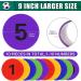 9 Numbered Spot Markers - Non-slip Poly Spots for Sports & Activities - Buy Online on SooperMarket.com