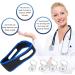ZDEUCV Snore Stopper Kit - Silicone Nose Clips & Chin Strap for Deep Sleep - Buy Online on SooperMarket.com