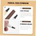 BELLIFFY 4pcs Four Forked Eyebrow Pencil Cosmetic Women Eyebrow Pencils Eyebrow Pencil Brown Make up Kit Abs - Buy Online on SooperMarket.com