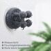 OSORD 8PCS Adhesive Hooks for Bathroom & Kitchen | No Drilling Toothbrush & Razor Holder Towel Clamps Key Hooks - Black - Buy Online on SooperMarket.com