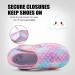 Kids Lightweight Water Shoes | Quick Dry Sneakers for Beach/Swimming | 6.5-7 Toddler Pink Scales - Buy Online on SooperMarket.com