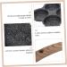 PRETYZOOM 1pc Hamburger Pancake Pan Mini Pan Pancake Maker Pan Kitchen Accessory 4 Hole Omelette Pan Egg Pan for Gas Stove Omelette Frying Pan Medical Stone Fried Eggs Egg Plate - Buy Online on SooperMarket.com