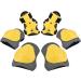 Kids/Youth Knee Pad Elbow Wrist Pads Guards Protective Gear Set for Roller Skates Medium 01-Yellow/Grey