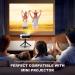 Mini Projector Tripod Stand - 6.3 Inch Compact Desktop Stand with 1/4 Screw Ballhead for Cameras and Projectors | Compatible with Smooth 4, Osmo Mobile, Vimble 2 - Buy Online on SooperMarket.com