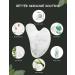 Rose Quartz Gua Sha Tool for Face Massage and Lymphatic Drainage - HANABEE Facial Beauty Tool (White) - Buy Online on SooperMarket.com
